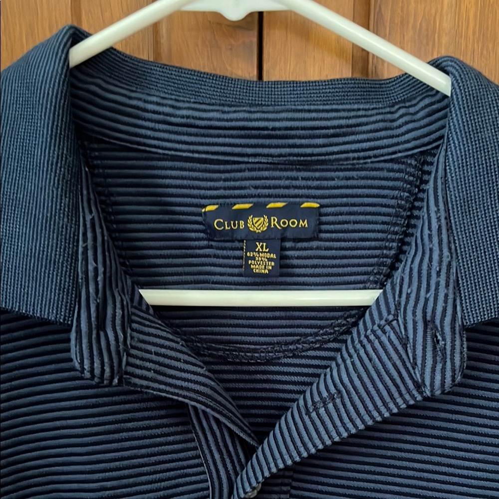 Club Room Blue Polo Shirt with Classic Style